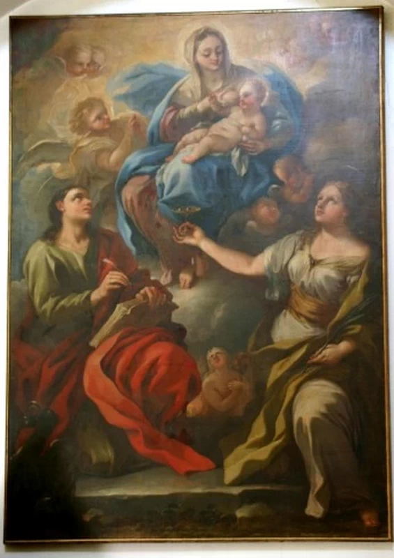 Madonna con Gesù Bambino tra Santi